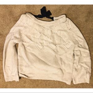 DONATING SOON: Cashmere Ribbon Sweater